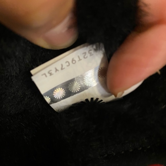 UGG | Cluggette Sequin Slippers Black - Picture 5 of 8